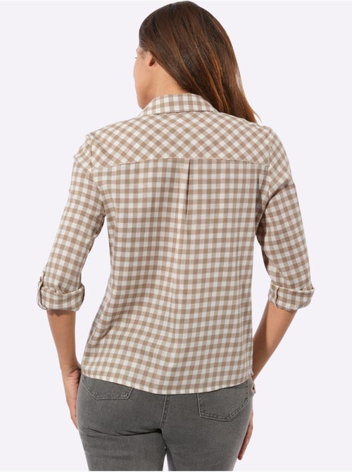 Chemisier En Flanelle Pur Coton - Taille Standard - Witt - Kiabi Chemisier En Flanelle Pur Coton - Taille Standard - Witt - Kiabi