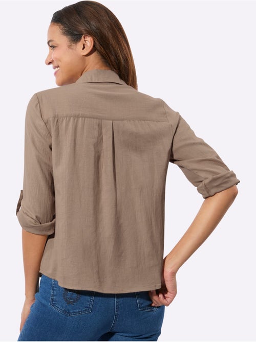 Chemisier En Flanelle Pur Coton - Taille Standard - Witt - Kiabi