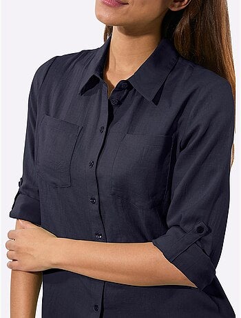 Chemisier En Flanelle Pur Coton - Taille Standard - Witt