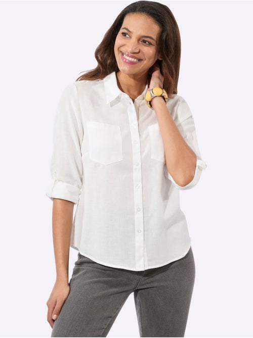 Chemisier En Flanelle Pur Coton - Taille Standard - Witt - Kiabi Chemisier En Flanelle Pur Coton - Taille Standard - Witt - Kiabi
