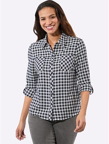 Chemisier En Flanelle Pur Coton - Taille Standard - Witt