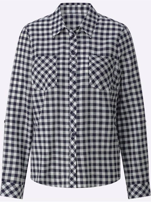 Chemisier En Flanelle Pur Coton - Taille Standard - Witt - Kiabi Chemisier En Flanelle Pur Coton - Taille Standard - Witt - Kiabi