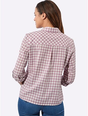 Chemisier En Flanelle Pur Coton - Taille Standard - Witt