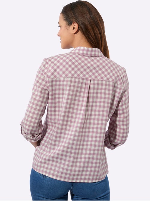 Chemisier En Flanelle Pur Coton - Taille Standard - Witt - Kiabi Chemisier En Flanelle Pur Coton - Taille Standard - Witt - Kiabi