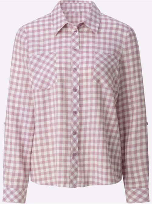 Chemisier En Flanelle Pur Coton - Taille Standard - Witt - Kiabi Chemisier En Flanelle Pur Coton - Taille Standard - Witt - Kiabi