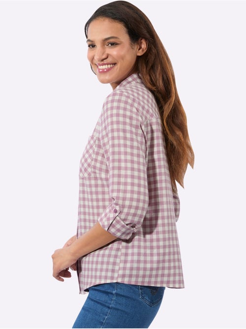 Chemisier En Flanelle Pur Coton - Taille Standard - Witt - Kiabi Chemisier En Flanelle Pur Coton - Taille Standard - Witt - Kiabi