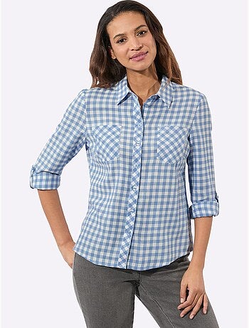 Chemisier En Flanelle Pur Coton - Taille Standard - Witt