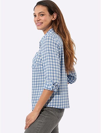 Chemisier En Flanelle Pur Coton - Taille Standard - Witt