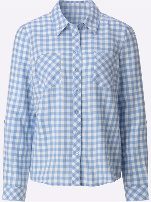 Chemisier En Flanelle Pur Coton - Taille Standard - Witt - Kiabi Chemisier En Flanelle Pur Coton - Taille Standard - Witt - Kiabi