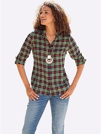 Chemisier en flanelle pur coton - taille standard - witt