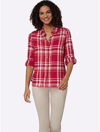 Chemisier en flanelle pur coton - taille standard - witt