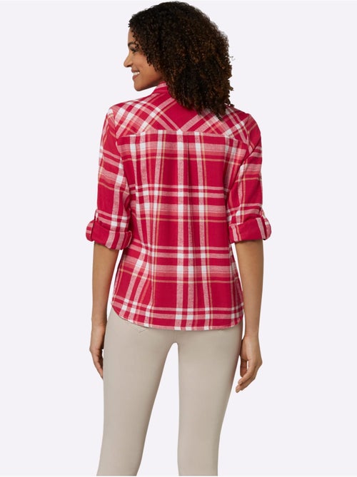 Chemisier en flanelle pur coton - taille standard - witt - Kiabi Chemisier en flanelle pur coton - taille standard - witt - Kiabi