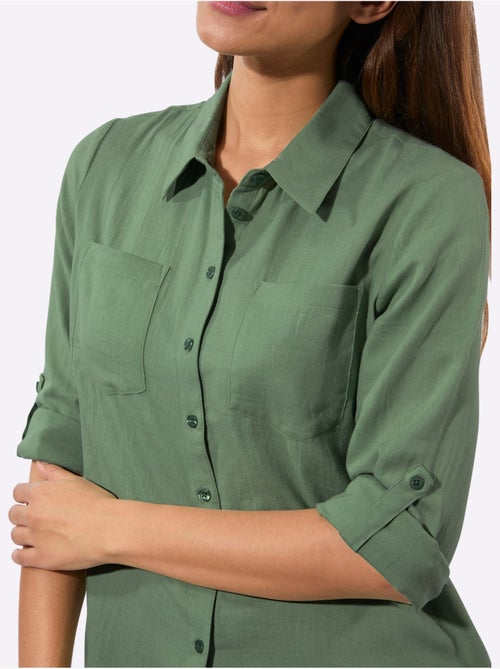 Chemisier En Flanelle Pur Coton - Taille Standard - Witt - Kiabi Chemisier En Flanelle Pur Coton - Taille Standard - Witt - Kiabi