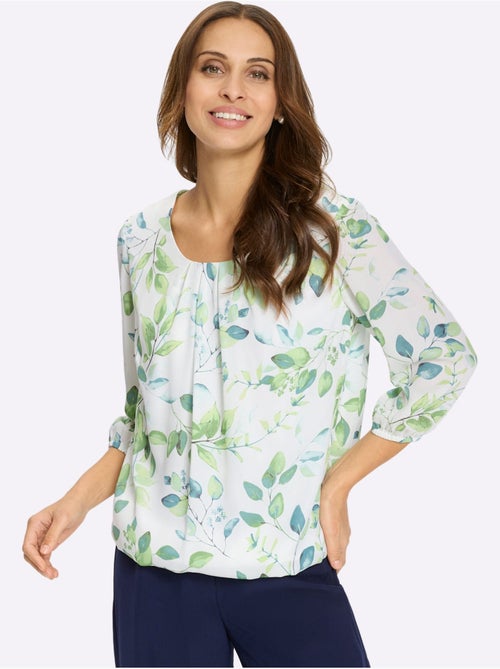 Chemisier En Georgette Affinant - Taille Standard - Witt - Kiabi