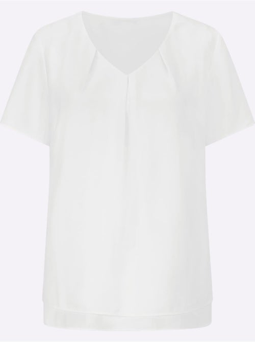 Chemisier En Georgette Doublé - Taille Standard - Witt - Kiabi
