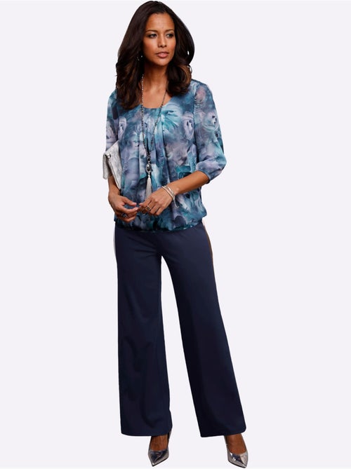 Chemisier En Georgette En Polyester Recyclé - Taille Standard - Witt - Kiabi