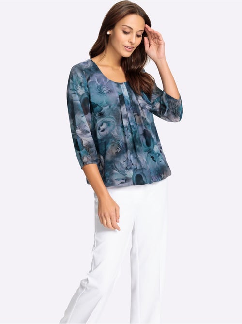 Chemisier En Georgette En Polyester Recyclé - Taille Standard - Witt - Kiabi