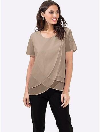 Chemisier En Georgette Qualité Georgette Légère - Taille Standard - Witt