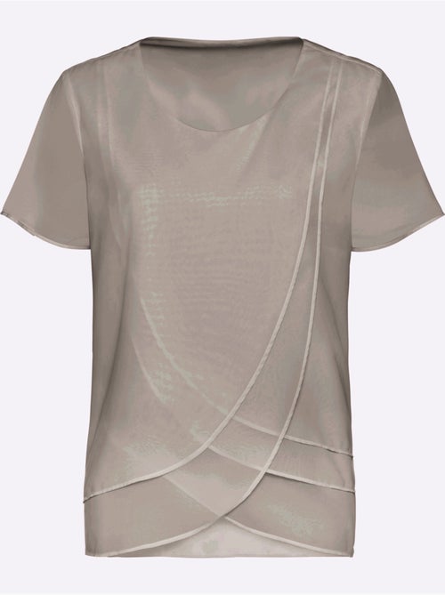 Chemisier En Georgette Qualité Georgette Légère - Taille Standard - Witt - Kiabi