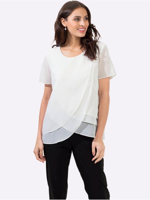Chemisier En Georgette Qualité Georgette Légère - Taille Standard - Witt - Kiabi