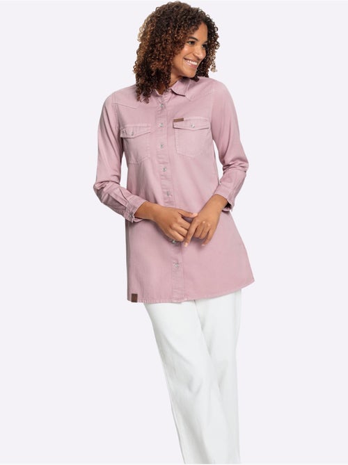 Chemisier En Jean Pur Coton - Taille Standard - Witt - Kiabi