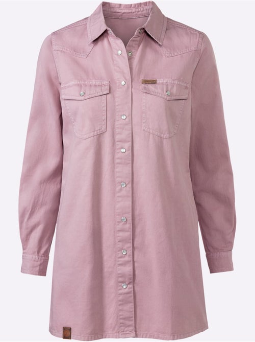 Chemisier En Jean Pur Coton - Taille Standard - Witt - Kiabi