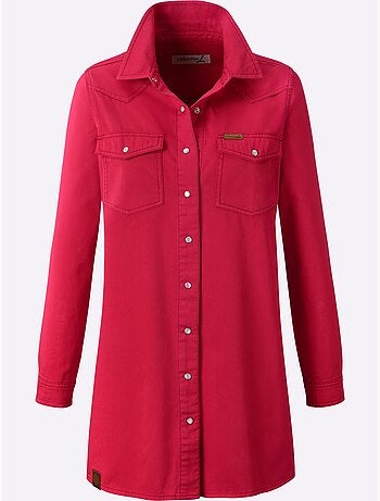 Chemisier En Jean Pur Coton - Taille Standard - Witt