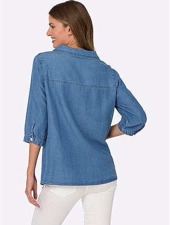 Chemisier En Jean Pur Lyocell - Taille Standard - Helline