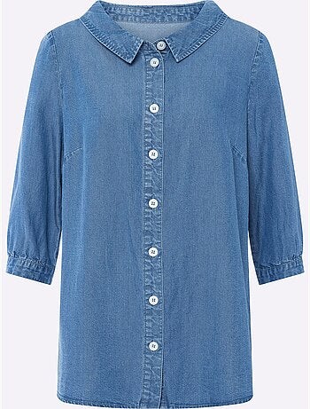 Chemisier En Jean Pur Lyocell - Taille Standard - Helline