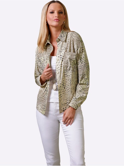 Chemisier En Jersey Motif Animal Tendance - Taille Standard - helline - Kiabi