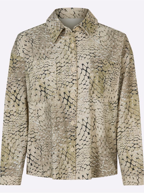 Chemisier En Jersey Motif Animal Tendance - Taille Standard - helline - Kiabi