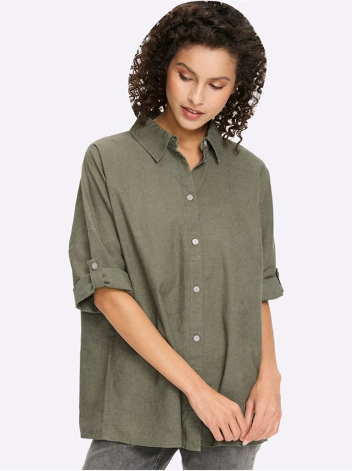 Chemisier en lin mélange de lin de qualité - taille standard - helline - Kiabi Chemisier en lin mélange de lin de qualité - taille standard - helline - Kiabi