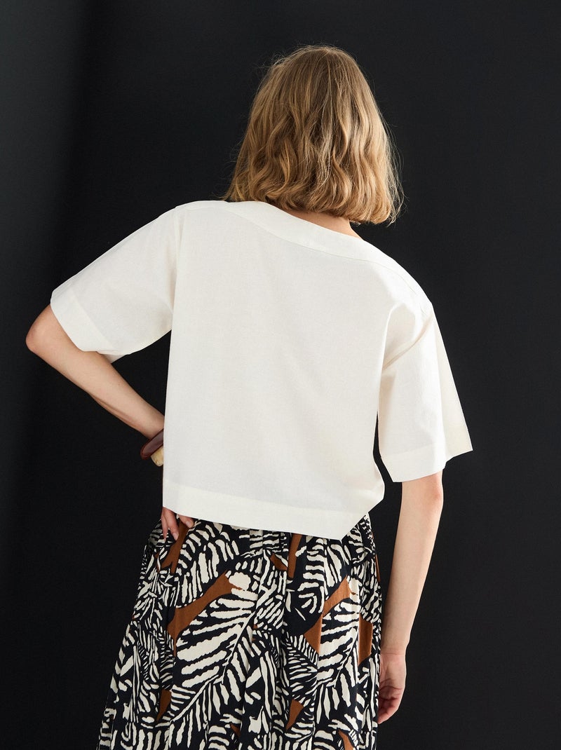 Chemisier en lin MO Fashion Beige - Kiabi