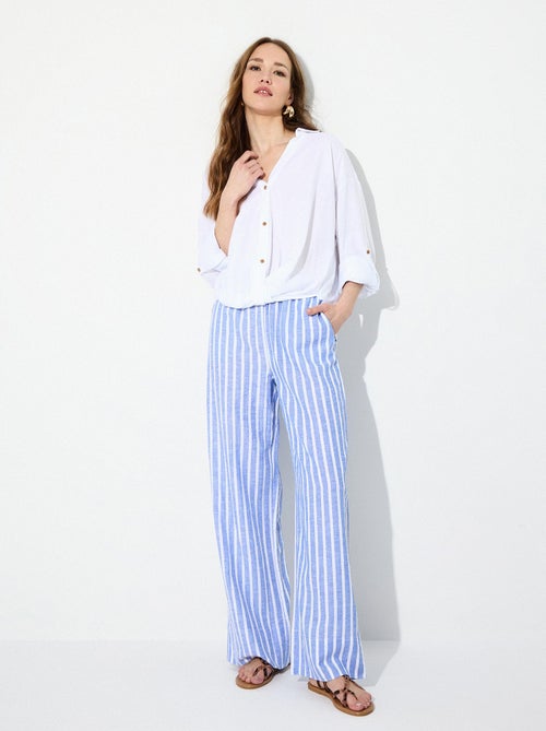 Chemisier en lin MO Fashion - Kiabi