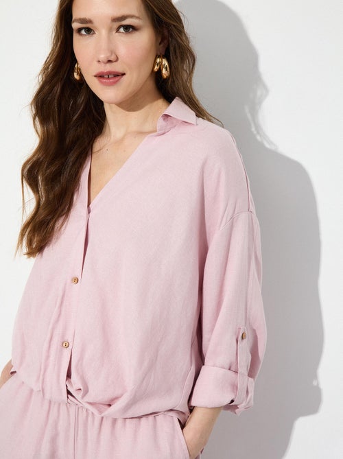 Chemisier en lin  MO Fashion - Kiabi