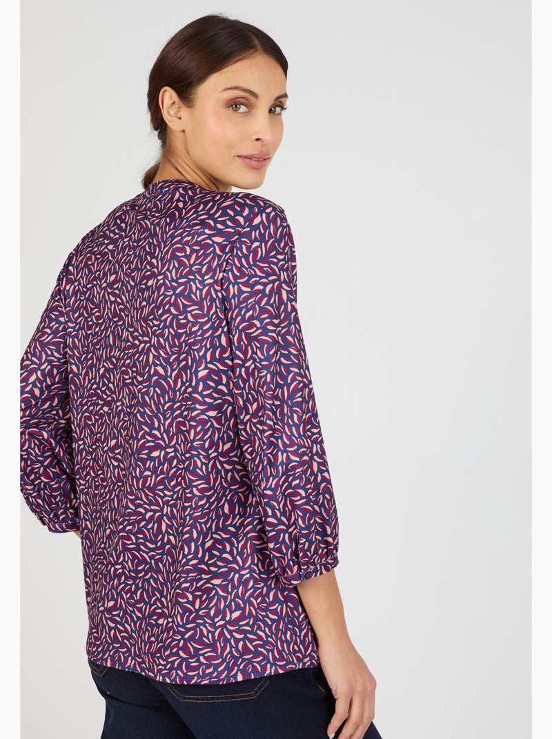 Chemisier en maille chaude - Damart Bleu marine - Kiabi