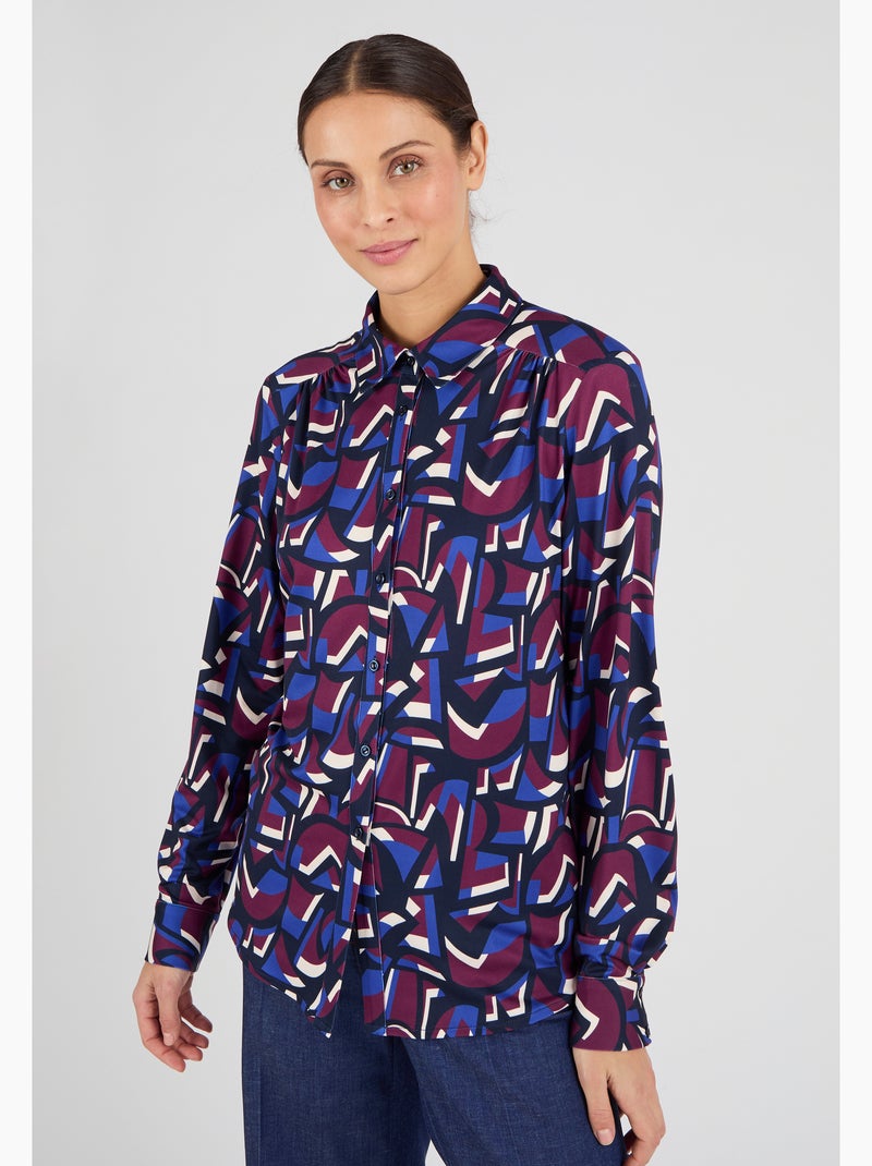 Chemisier en maille chaude - Damart Rouge - Kiabi