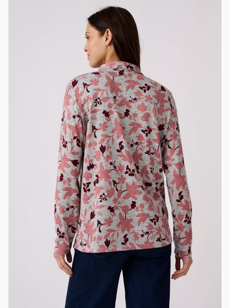 Chemisier en maille thermolactyl - damart Rose - Kiabi