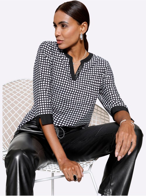 Chemisier En Polyester Recyclé - Taille Standard - Helline - Kiabi Chemisier En Polyester Recyclé - Taille Standard - Helline - Kiabi