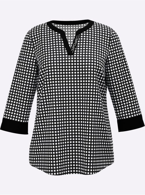 Chemisier En Polyester Recyclé - Taille Standard - Helline - Kiabi Chemisier En Polyester Recyclé - Taille Standard - Helline - Kiabi