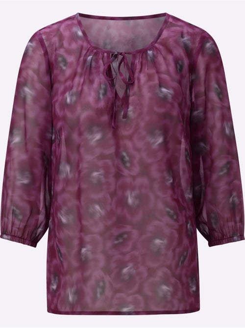 Chemisier En Polyester Recyclé - Taille Standard - Witt - Kiabi Chemisier En Polyester Recyclé - Taille Standard - Witt - Kiabi