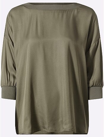 Chemisier En Satin Brillance Satinée - Taille Standard - Helline