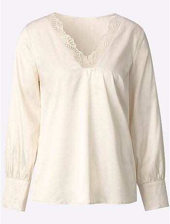 Chemisier En Satin En Polyester Recyclé - Taille Standard - Helline