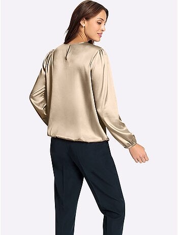 Chemisier En Satin Polyester Recyclé - Taille Standard - Witt