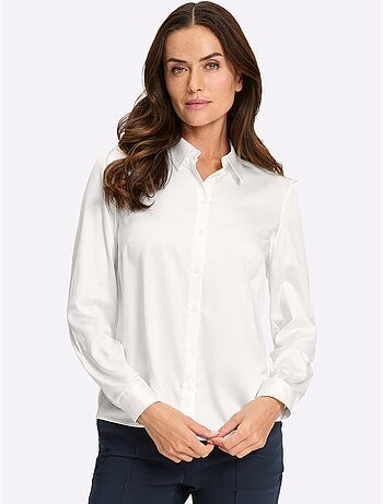 Chemisier En Satin Qualité Satin Brillante - Taille Standard - Helline