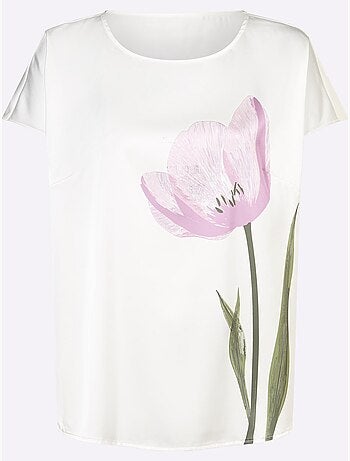 Chemisier En Satin Satin Mat - Taille Standard - Witt