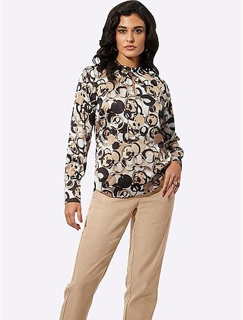 Chemisier En Satin Satin Mat élégant - Taille Standard - Helline