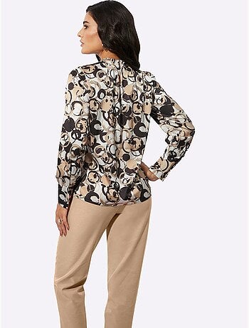 Chemisier En Satin Satin Mat élégant - Taille Standard - Helline