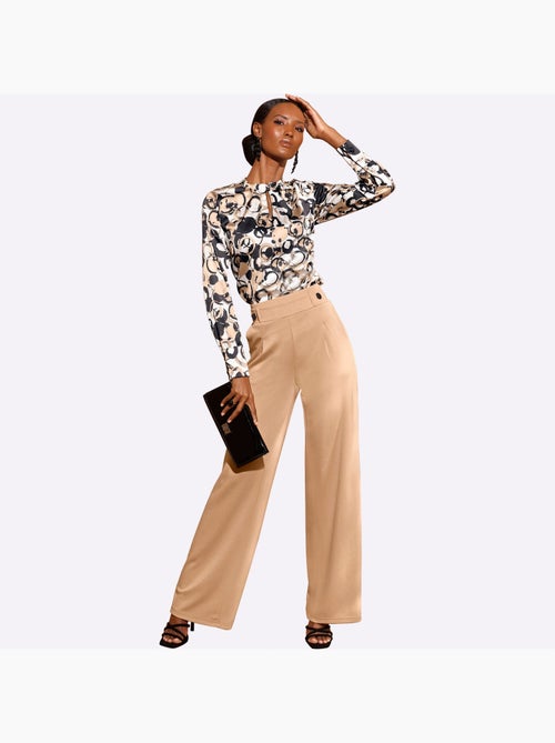 Chemisier En Satin Satin Mat élégant - Taille Standard - helline - Kiabi