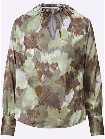 Chemisier En Satin Satin Mat élégant - Taille Standard - helline